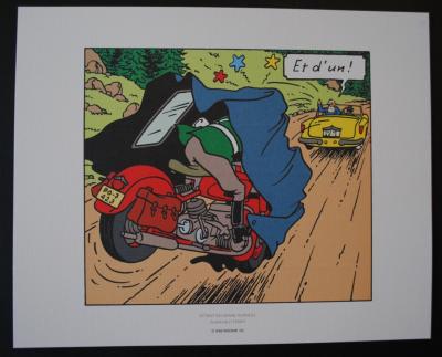 Hergé (d’après) -  Tintin : L’affaire Tournesol  - Trois lithographies Ex Libris, 2011 2