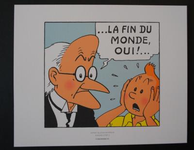 HERGE (d’après) - Tintin : L’étoile mystérieuse  - Trois Lithographies 2