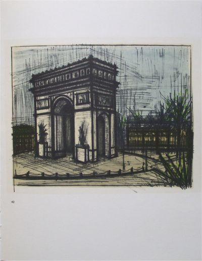 Bernard BUFFET (d’après) - Monuments de Paris, 1967 - Ensemble de 10 lithographies 2
