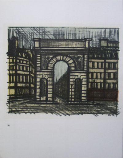 Bernard BUFFET (d’après) - Monuments de Paris, 1967 - Ensemble de 10 lithographies 2