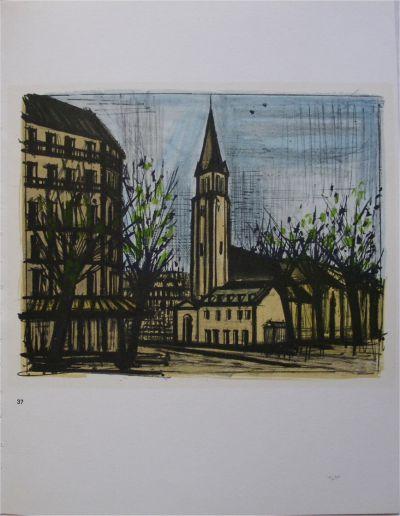 Bernard BUFFET (d’après) - Monuments de Paris, 1967 - Ensemble de 10 lithographies 2