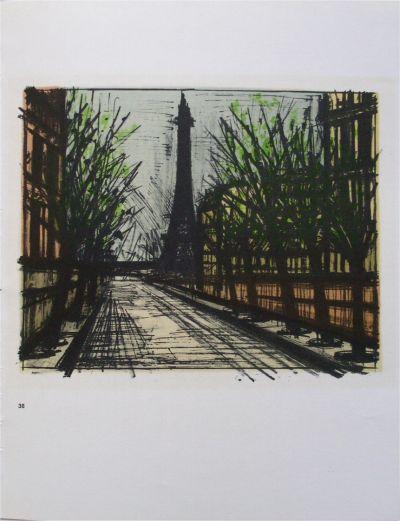 Bernard BUFFET (d’après) - Monuments de Paris, 1967 - Ensemble de 10 lithographies 2
