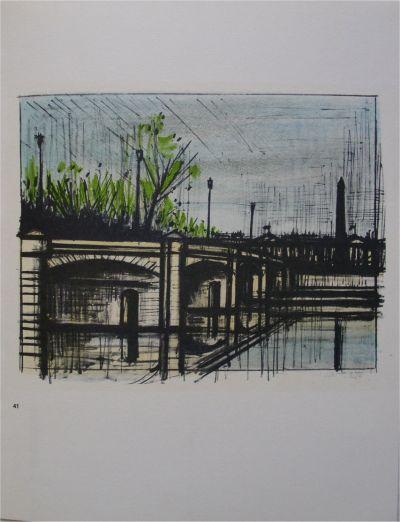 Bernard BUFFET (d’après) - Monuments de Paris, 1967 - Ensemble de 10 lithographies 2