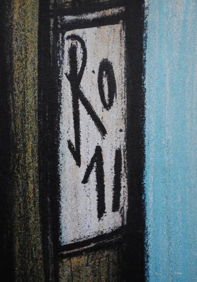 Bernard BUFFET : Nature morte à la bouteille, 1967 - Lithographie originale signée 2