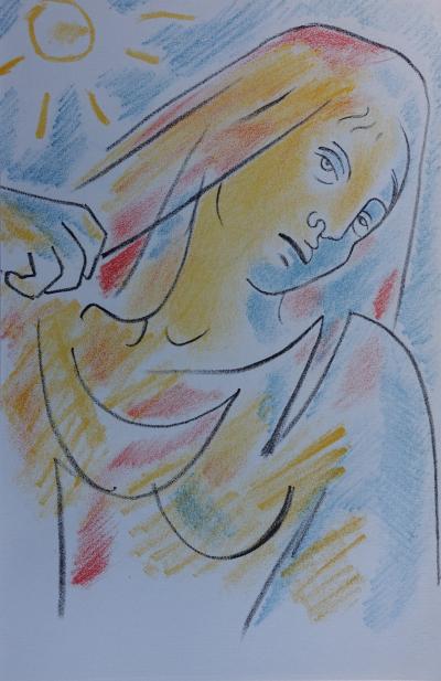 Jean COCTEAU : Antigone, 1957 - Lithographie originale