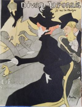 Henri de TOULOUSE-LAUTREC (d’après) - Le Divan Japonais, Lithographie signée 2