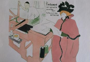 Henri de TOULOUSE-LAUTREC (d’après) - L’estampe originale, Lithographie 2