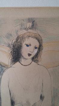 Marie Laurencin (1853-1956) - Jeune Fille à la Guitare - Eau Forte 2