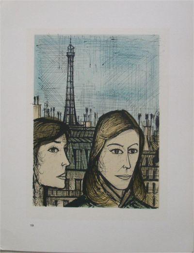 Bernard BUFFET (d’après) : Visages, 1967  - 7 Lithographies 2