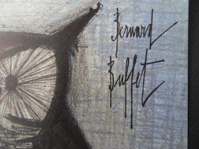 Bernard BUFFET - La Chouette, 1967, Lithographie originale 2