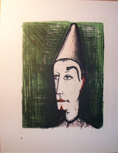 Bernard BUFFET (d’après) : Visages, 1967  - 7 Lithographies 2