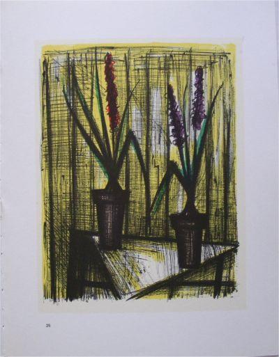 Bernard BUFFET - 10 lithographies - Les Fleurs  1967 2