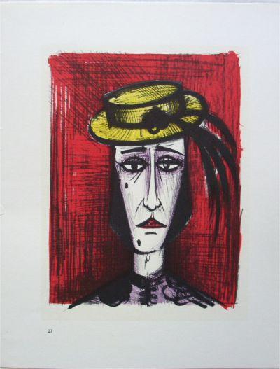 Bernard BUFFET (d’après) : Visages, 1967  - 7 Lithographies 2