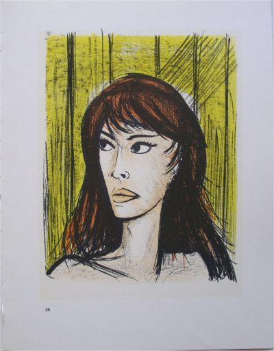 Bernard BUFFET (d’après) : Visages, 1967  - 7 Lithographies 2