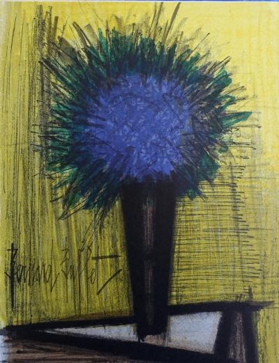 Bernard BUFFET - Le Bouquet bleu, 1967 - Lithographie 2