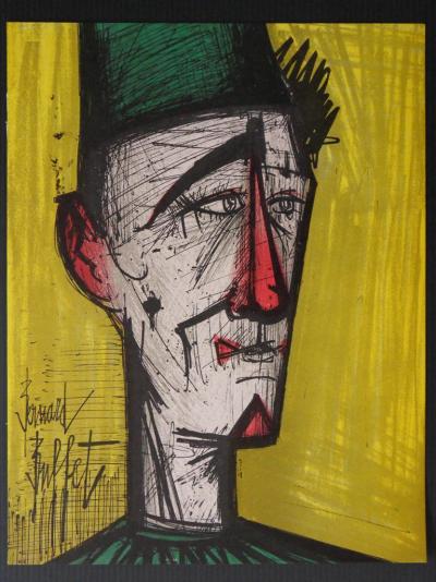 Bernard BUFFET : Jojo le clown - LITHOGRAPHIE originale -1967 par MOURLOT 2