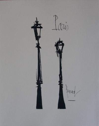 Bernard BUFFET - PARIS, 1961, Lithographie signée et référencée 2