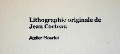 Jean COCTEAU - Elégant jeune homme - Lithographie 2