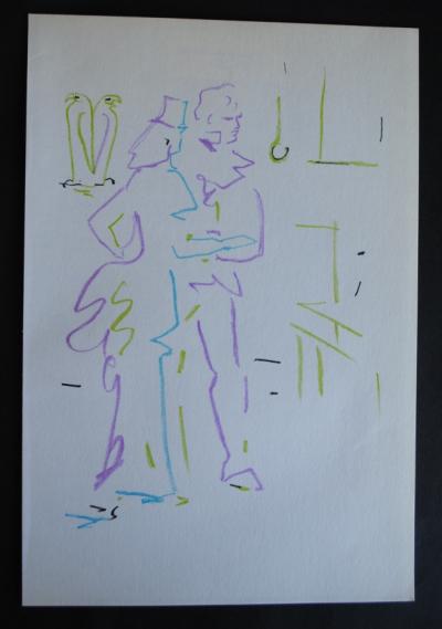 Jean Cocteau ORIGINAL Lithographie von 1957