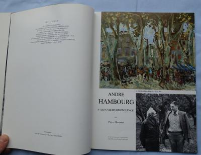 André HAMBOURG - Provence - Dessin original signé 2
