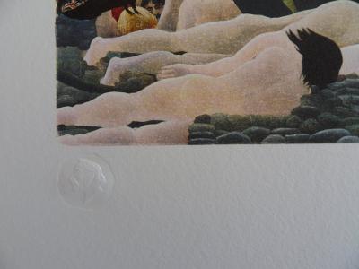 Le Douanier ROUSSEAU (d’après) : La Guerre - LITHOGRAPHIE Originale signée #1976 2