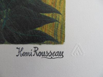 Henri ROUSSEAU : Surpris - Lithographie signée et numérotée 2