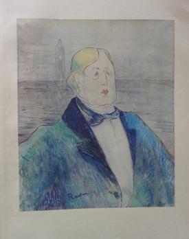 Henri de TOULOUSE-LAUTREC (d’après) - Oscar Wilde - Lithographie 2
