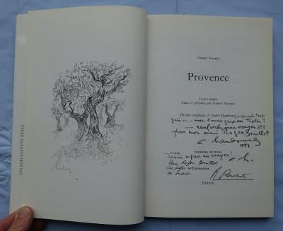 André HAMBOURG : Provence - Livre avec dédicace et 13 dessins originaux renforcés au crayon 2