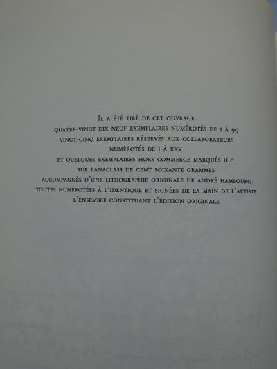 André HAMBOURG : Provence - Livre avec dédicace et 13 dessins originaux renforcés au crayon 2