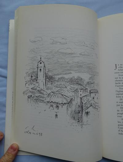 André HAMBOURG : Provence - Livre avec dédicace et 13 dessins originaux renforcés au crayon 2