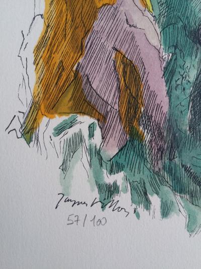 Jacques VILLON (1875-1963) Composition cubiste -  Lithographie originale numérotée 100ex 2