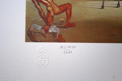 Salvador DALI  (after) - The Temptation of St. Anthony, 1988 - Lithograph 2