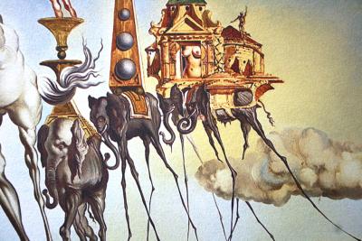 Salvador DALI  (after) - The Temptation of St. Anthony, 1988 - Lithograph 2