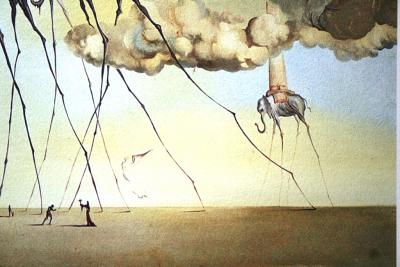 Salvador DALI  (after) - The Temptation of St. Anthony, 1988 - Lithograph 2