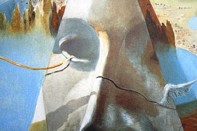Salvador DALI (after) - Appearance of the Face of Aphrodite of Cnidus in a landscape - Lithograph 2