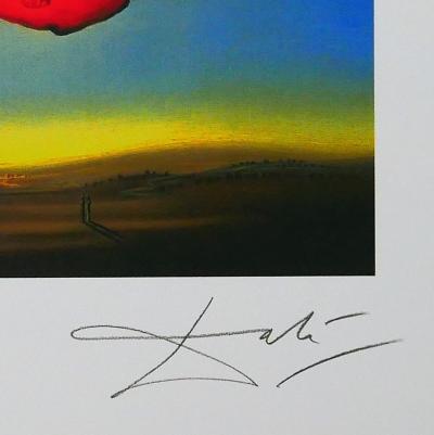 Salvador DALI (d’après) - La Rose méditative - Lithographie 2