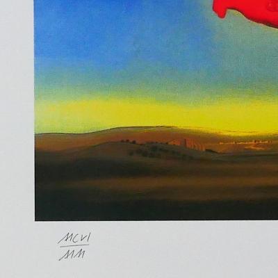 Salvador DALI (d’après) - La Rose méditative - Lithographie 2