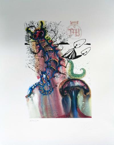 Salvador DALI (d’après) - Alice aux pays des merveilles - Lithographie 2