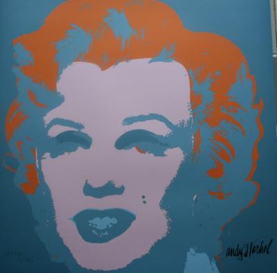 Andy WARHOL (d’après) - Série de 10 Marilyn Monroe, 1967 - Sérigraphie 2