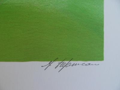 Maurice FILLONNEAU - Golf (finish) - Lithographie signée au crayon 2