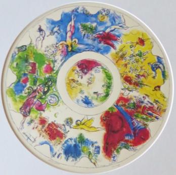 Marc CHAGALL (d’après) - Plafond de l’Opéra de Paris, Lithographie numérotée 2