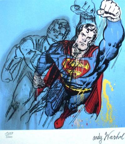 Andy WARHOL (d’après) - Superman, 1984  - Granolithographie 2