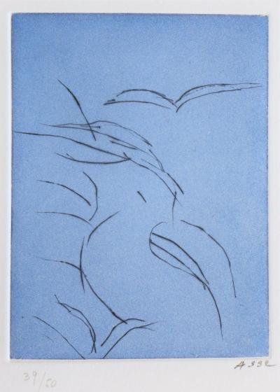 Geneviève ASSE - Notes sur thème 1, 2004 - Eau-forte et aquatinte signée au crayon 2