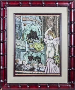 Reginald MARSH - Burlesque dancer, The show, Aquarelle et encre signée 2