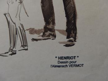 Henri MAIGROT, dit HENRIOT - Soldats d’Empire et personnages, Dessin à l’encre et l’aquarelle 2