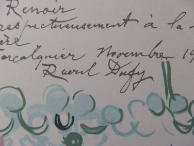 Raoul DUFY - Homenaje a Renoir - Litografía firmada 2