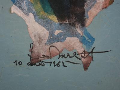 Jean LURCAT - Main de l’artiste, Lithographie originale signée (vers 1962) 2