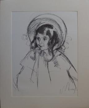 Mary CASSATT (d’après) - Sarah Wearing Her Bonnet, Lithographie signée 2