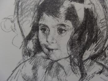 Mary CASSATT (d’après) - Sarah Wearing Her Bonnet, Lithographie signée 2