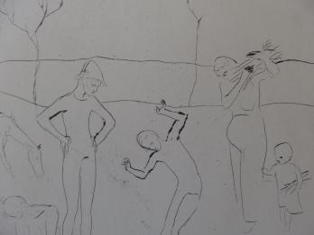 Pablo PICASSO (d’après) - Les Saltimbanques, Lithographie signée 2